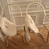 Pair of Gastone Rinaldi chairs, 1970s.