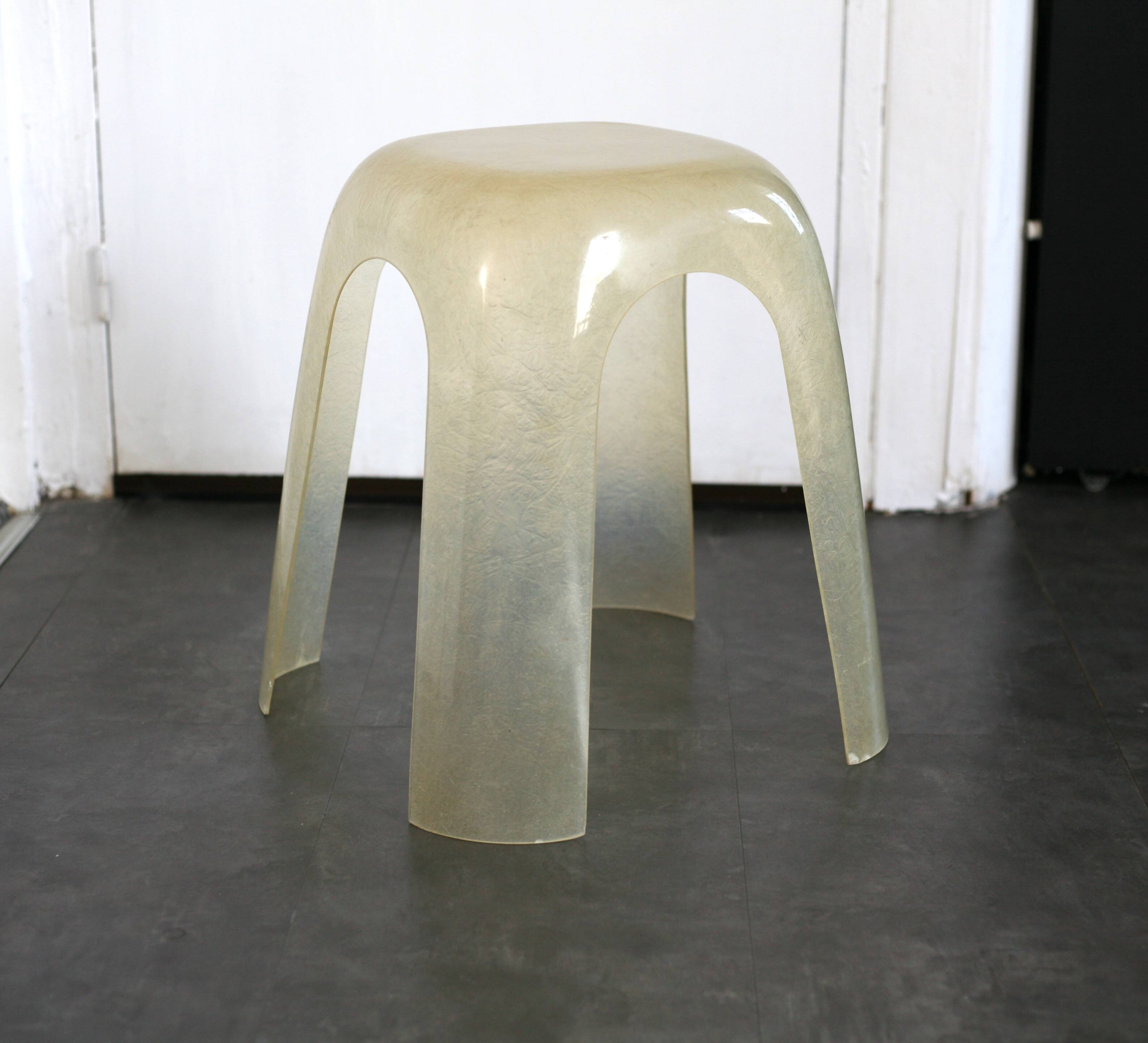 1970s resin stool