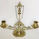Golden bronze chandelier