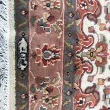 Pakistan wool carpet handmade silk rug 127x192 cm