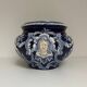 Vase - Cache pot en faïence baroque de Saint Clément, XIX eme