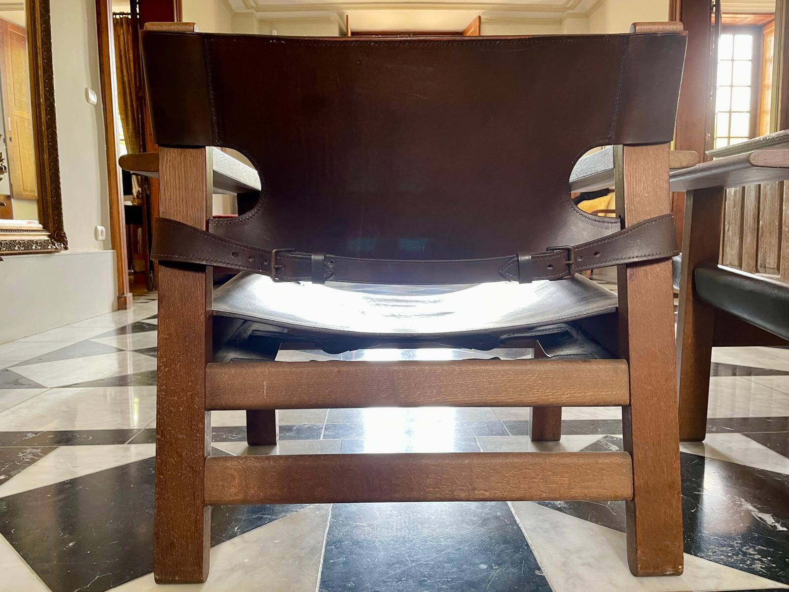 Pair of Spanish armchairs by Borge Mogensen