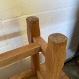 Pair of benches for rustic farmhouse table 1950