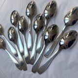 Christofle cutlery set - 11 fourchettes de table et 11 cuillères à soupe - Art déco - Métal argenté