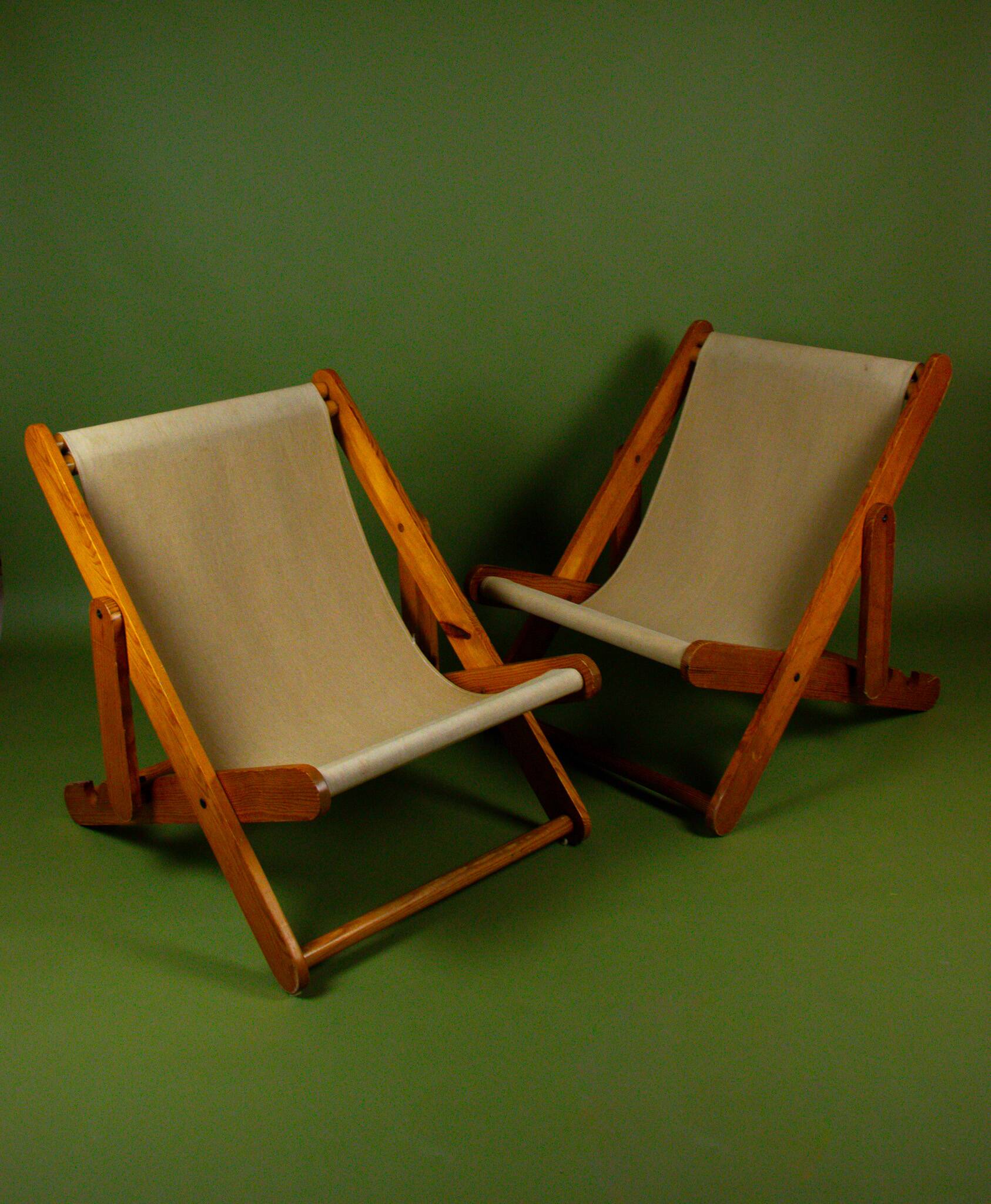 Fauteuil Kon Tiki Pierre Bégué édition originales avec coussin d'origine