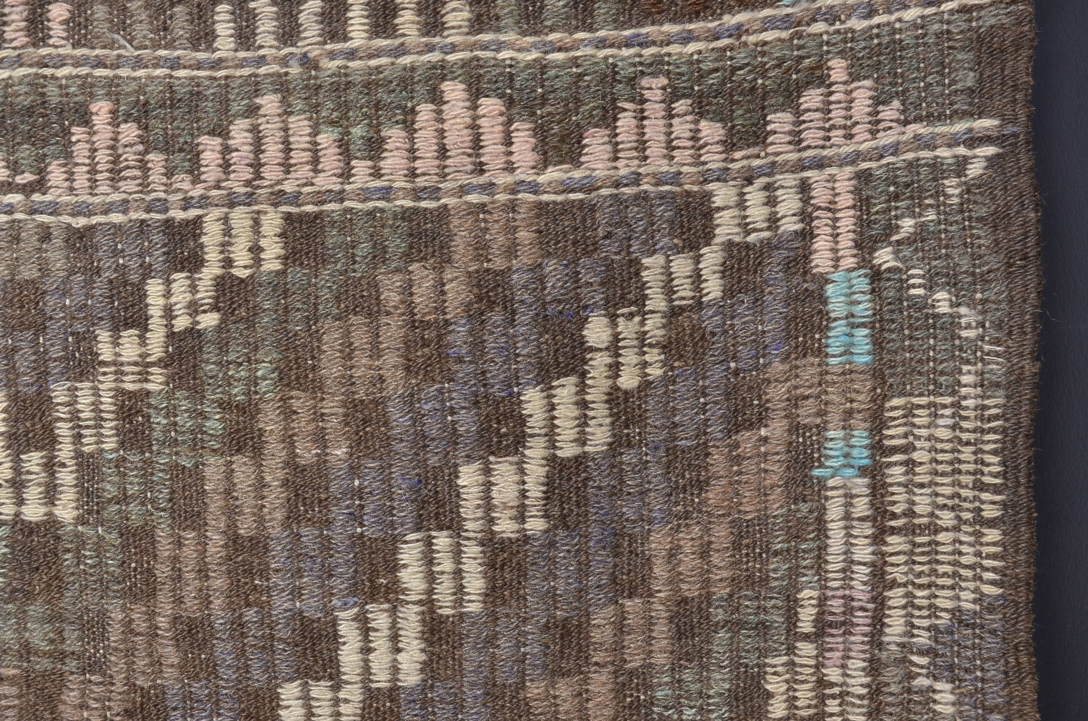 Oushak Decorative Kilim Rug 1884