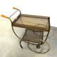 Serving trolley in perforated metal by Josef Frank for Svenskt Tenn, Sweden, 1950s