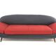 Scandinavian 2-seater leather sofa, Folke Jansson, SM Wincrantz Möbelin, Sweden, 1960