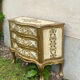 Commode florentine vintage en bois doré