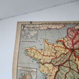 School map vidal lablache mezieres france railway - liners