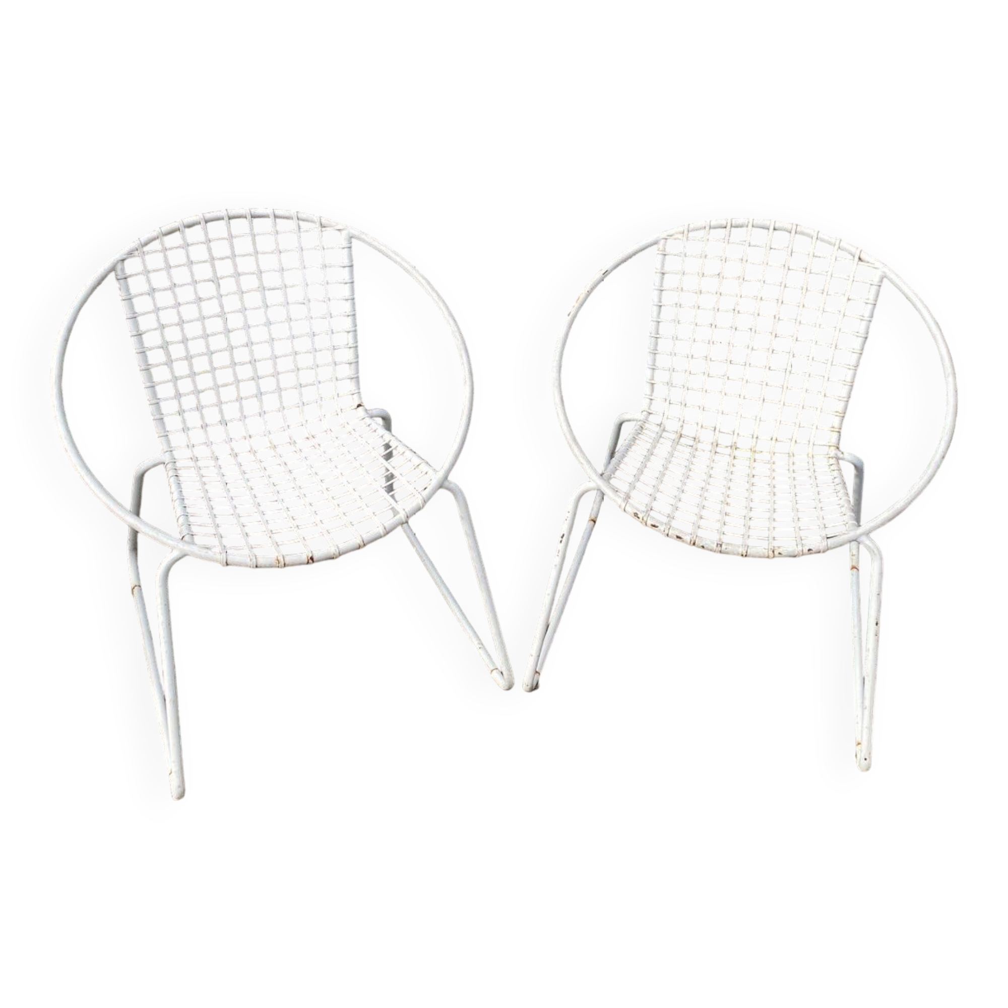 Designer metal chairs