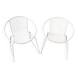 Designer metal chairs