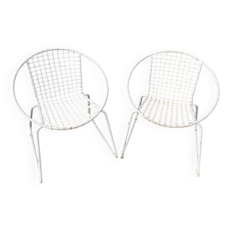 Designer metal chairs