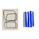 Pair of giclee prints, abstract wall art set of two, 50x70cm