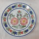Assiette HB Henriot, Quimper faïence de 1950
