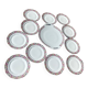 Service à dessert de la faïencerie E.G France époque Art Déco années 20/30 en porcelaine