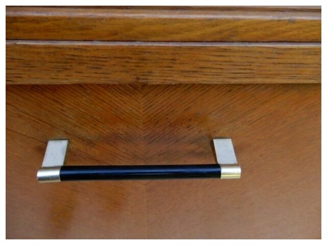 Vintage secretary 1950 clear solid wood