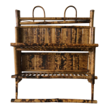 Shelf 2 speckled bamboo trays