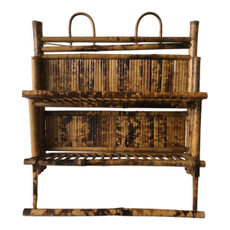 Shelf 2 speckled bamboo trays