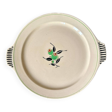 Plat style art deco