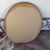 oval mirror 49x39cm
