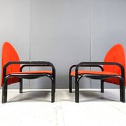 Pair of Gae Aulenti '54 L' Armchairs for Knoll International, 1970s