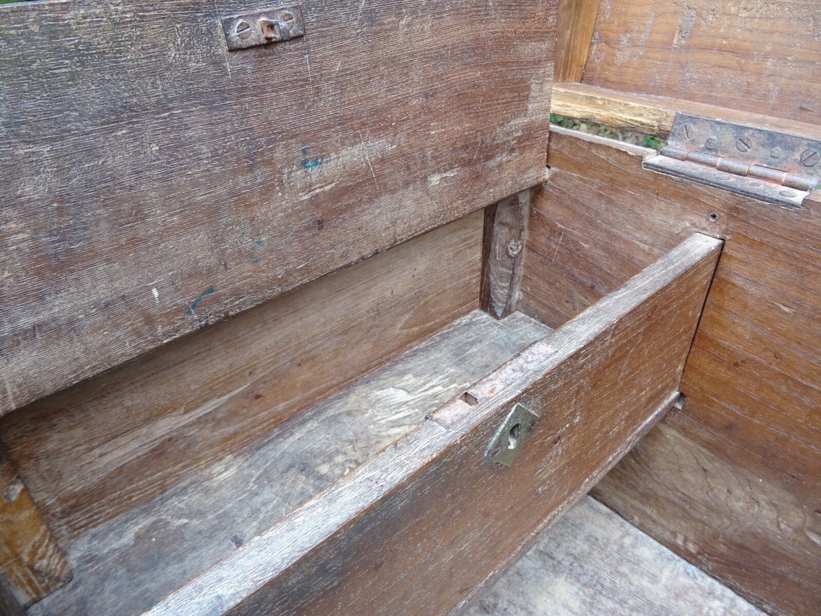 Naval officer chest in camphor