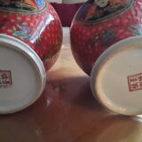 Pair of large Chinese vases in imperial style