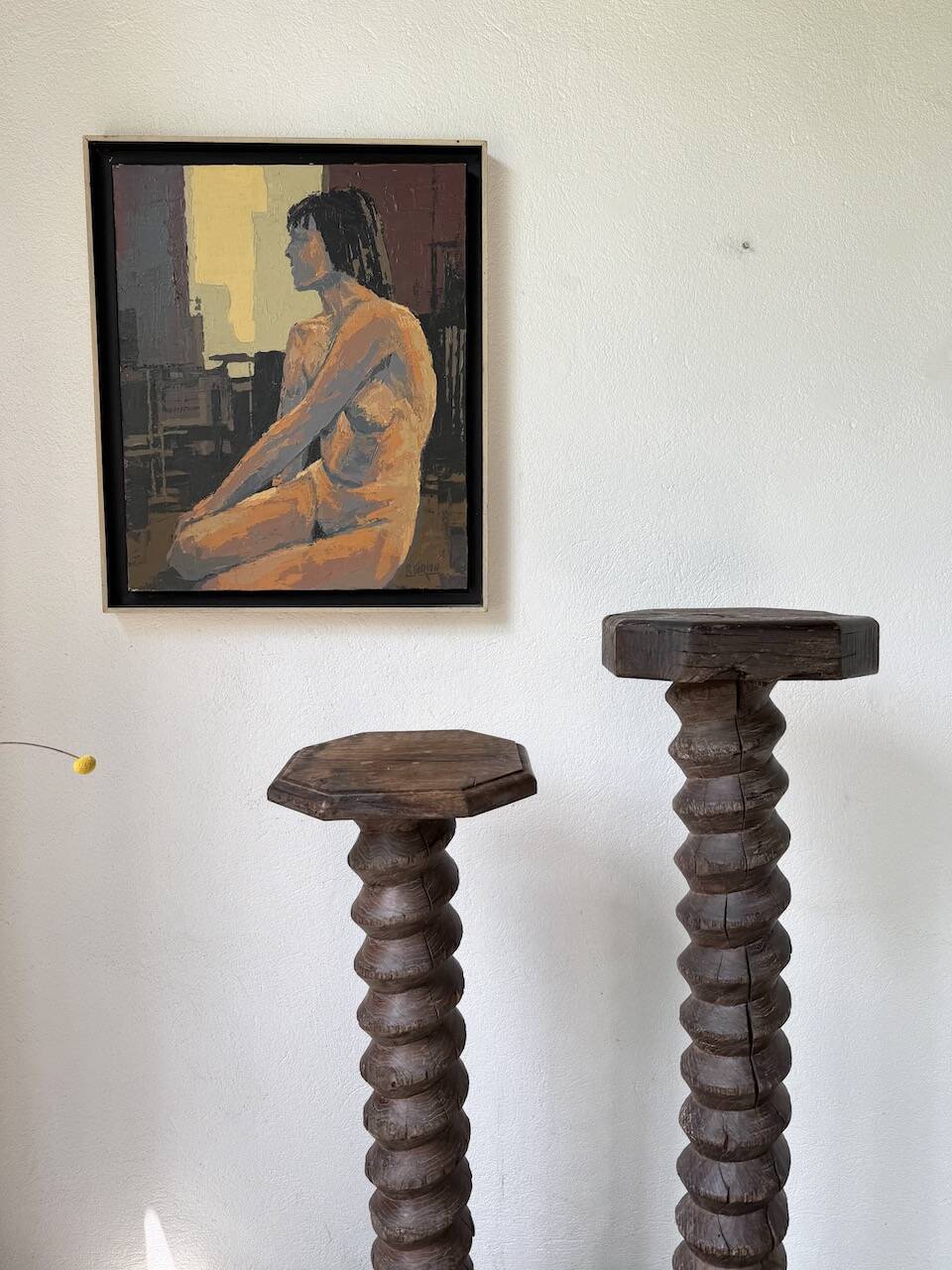 Oil painting of a naked woman