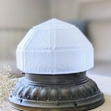 Plafonnier art déco Peau de croco (L-0183-1)