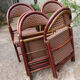 Lot of 5 folding bistro chairs of terrace type "parisian"