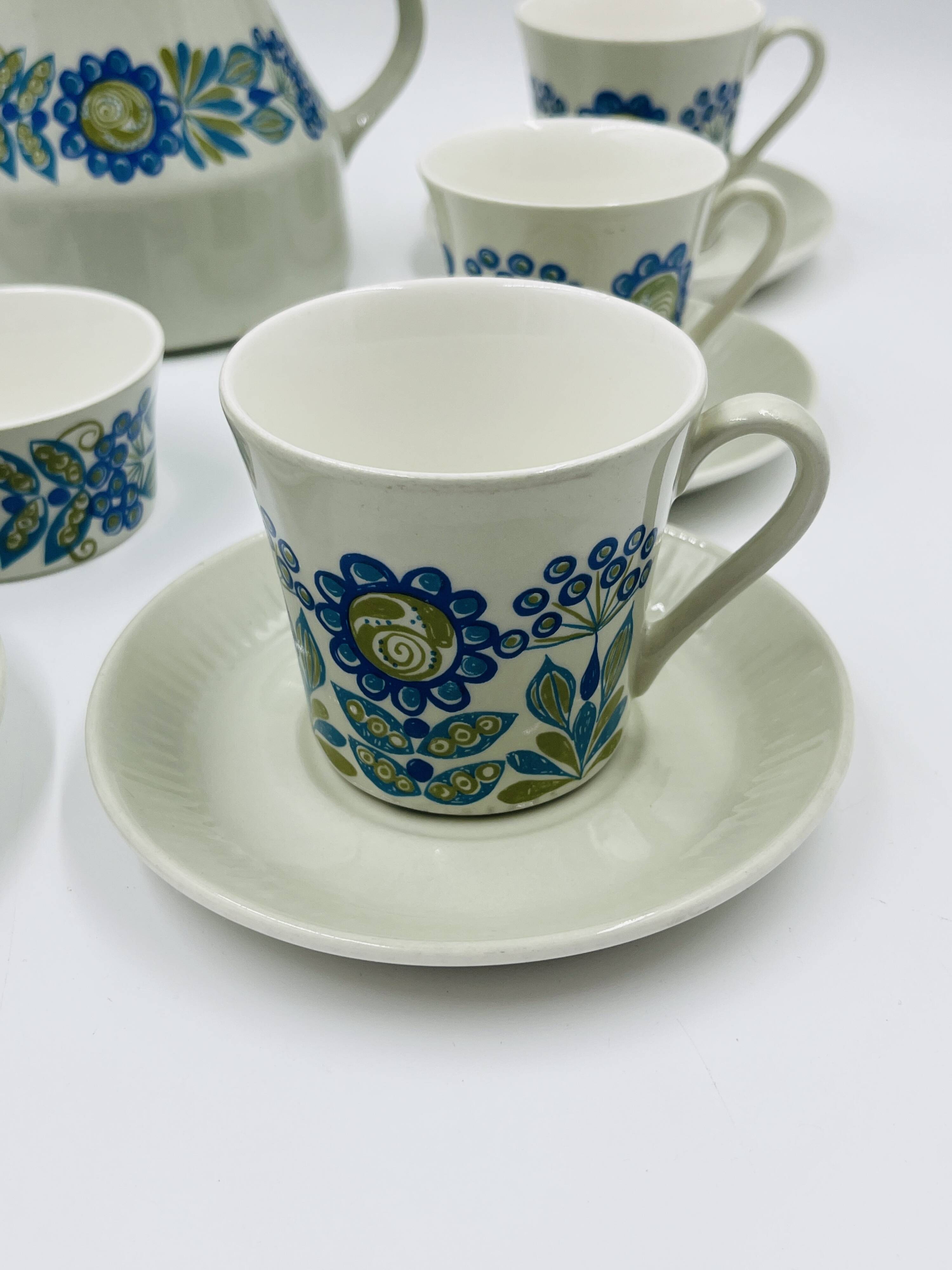 Scandinavian coffee service Tor Viking by Figgjo Flint