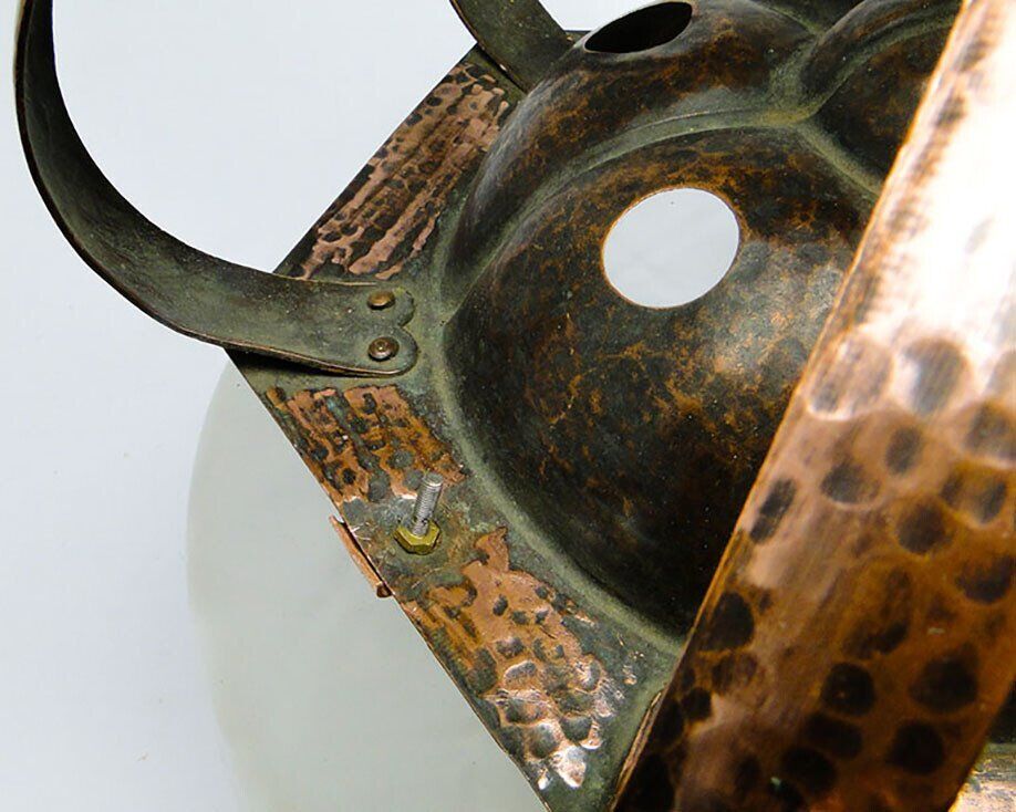 20th century glass pendant lamp, Austro-Hungary, 1890s