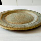 Moroccan brass tray