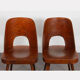 Suite of 4 wooden chairs by Oswald Haerdtl for Ton, 1960
