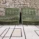 Pair of vintage velvet armchairs 1970"