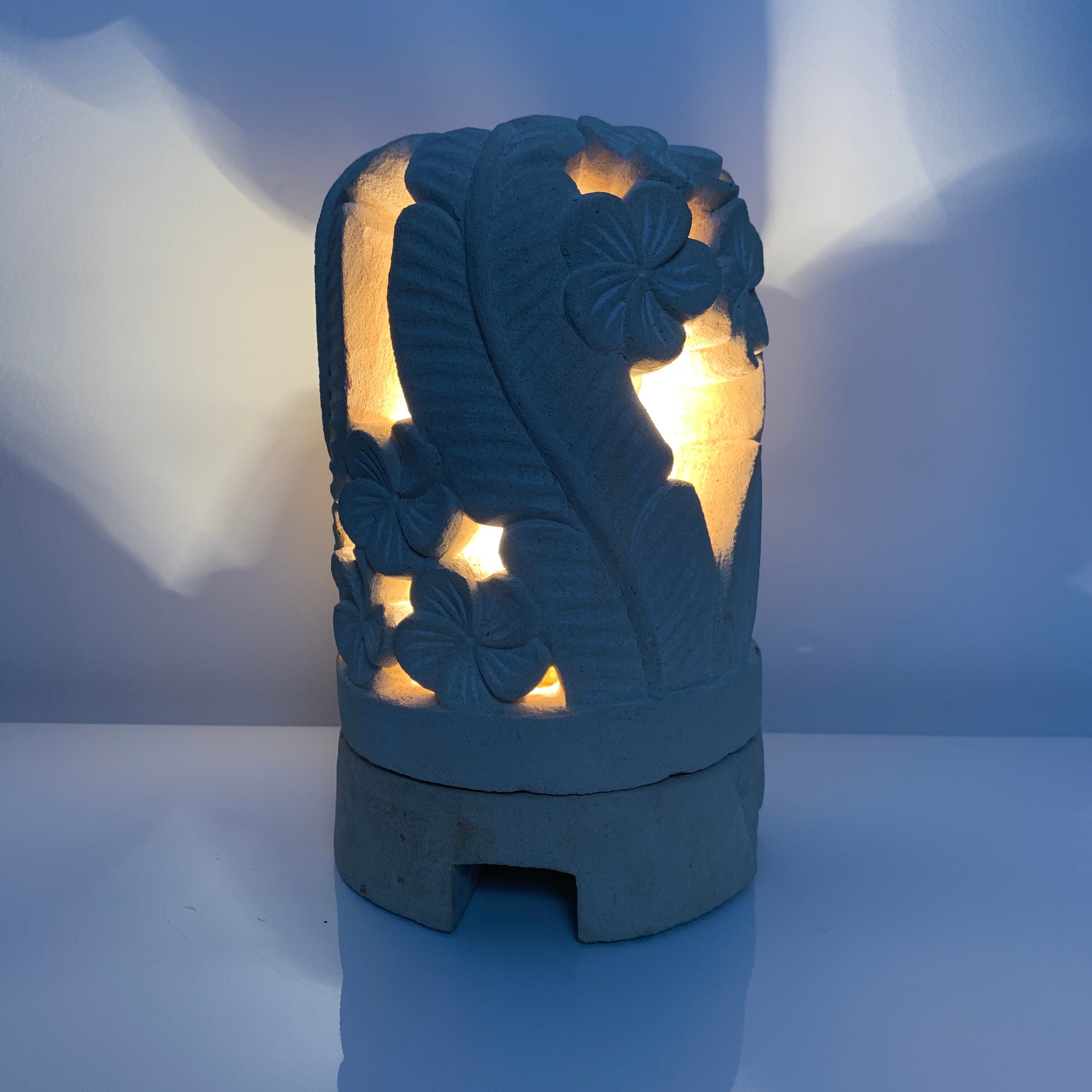 Stone night light lamp