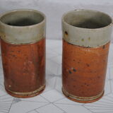 Set of 4 stoneware tumblers Rémi Bohnert 1970