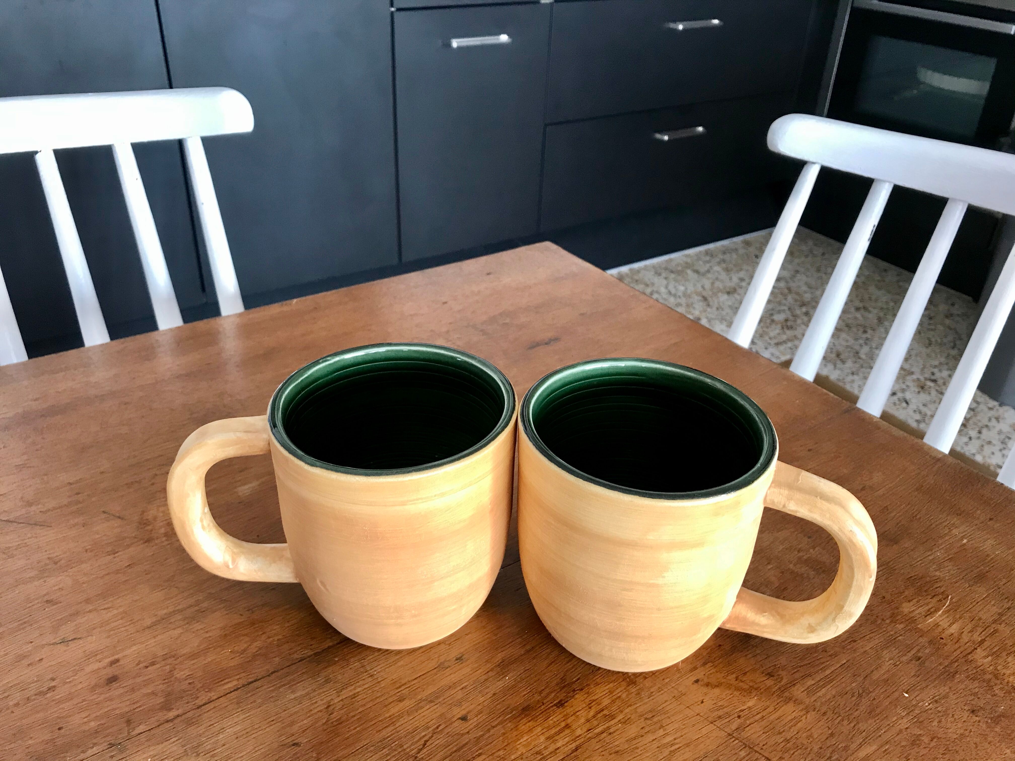 Pair of vintage mugs