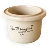 Vintage stoneware pot "La Ménagère".
