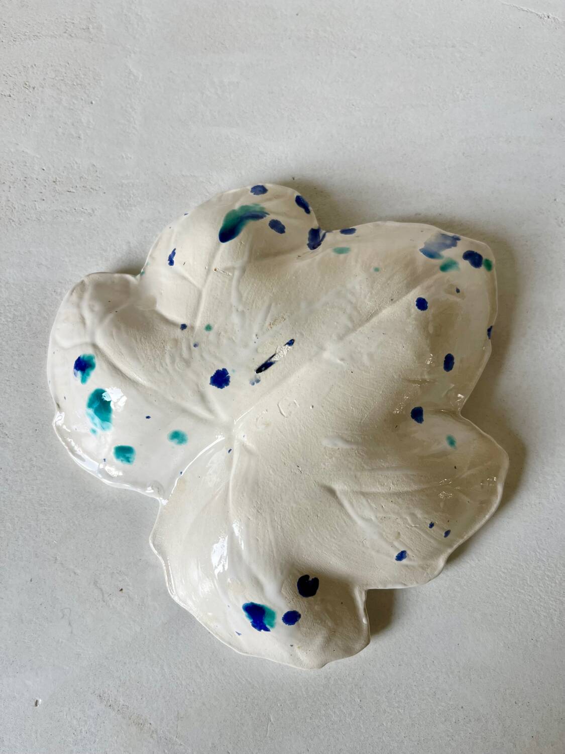 Speckled ceramic bowl