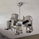 Space age suspension. 1970. chromed stainless steel