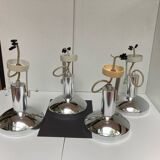 Applique murale allemande en aluminium CONCORD LIGHTNING MURALE 70’S