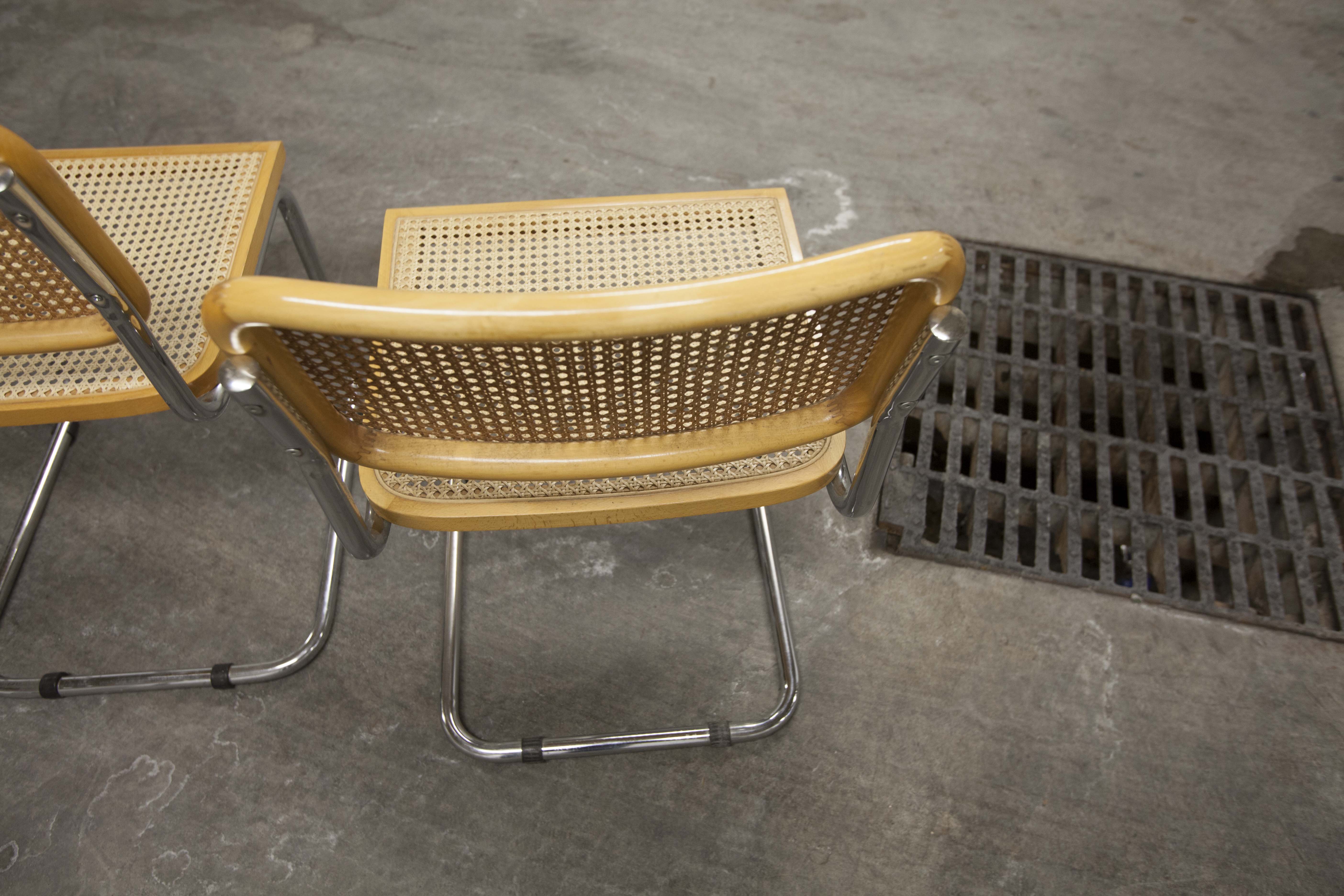 Set of 6 chairs by Marcel Breuer B32