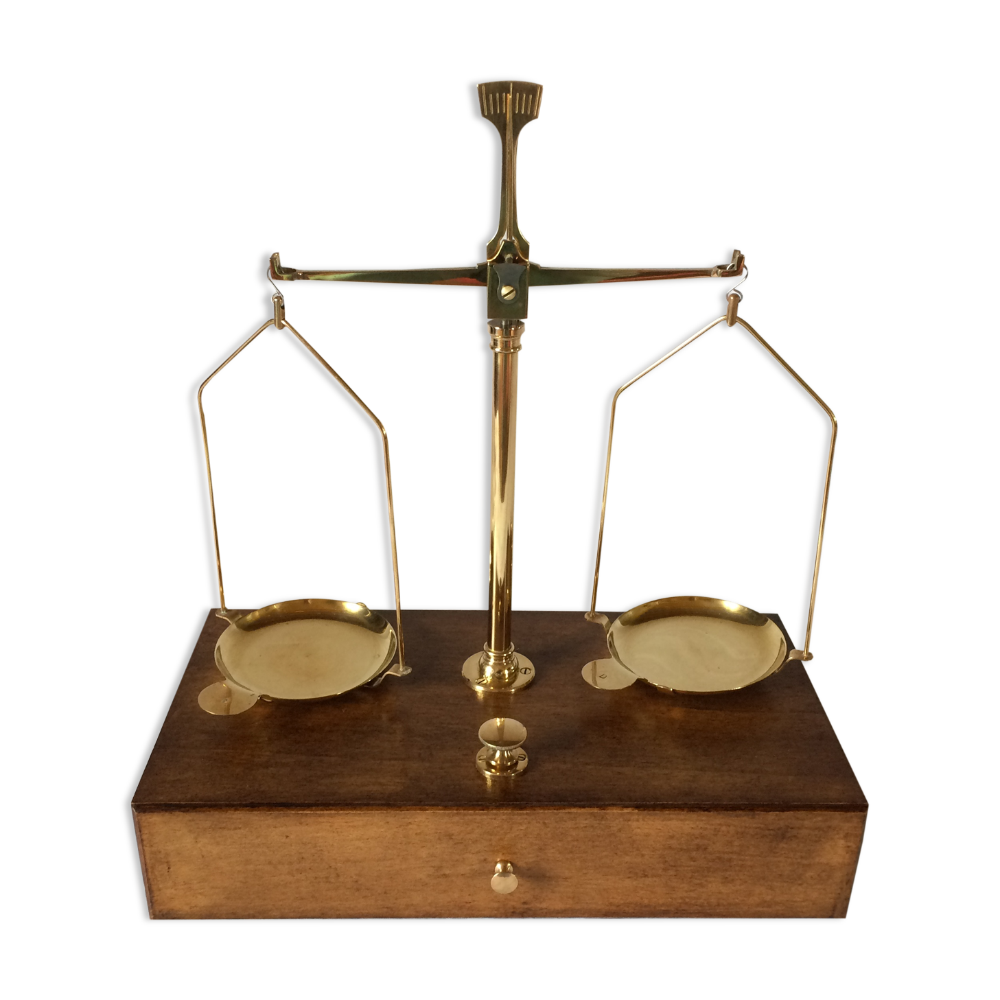 Balance de précision trébuchet de pharmacie/laboratoire xx°