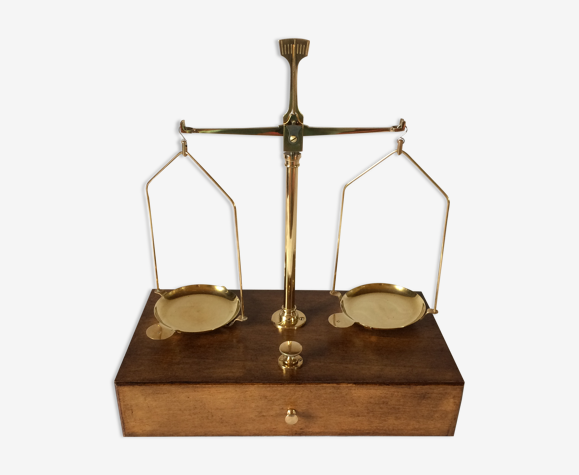 Balance de précision trébuchet de pharmacie/laboratoire xx°