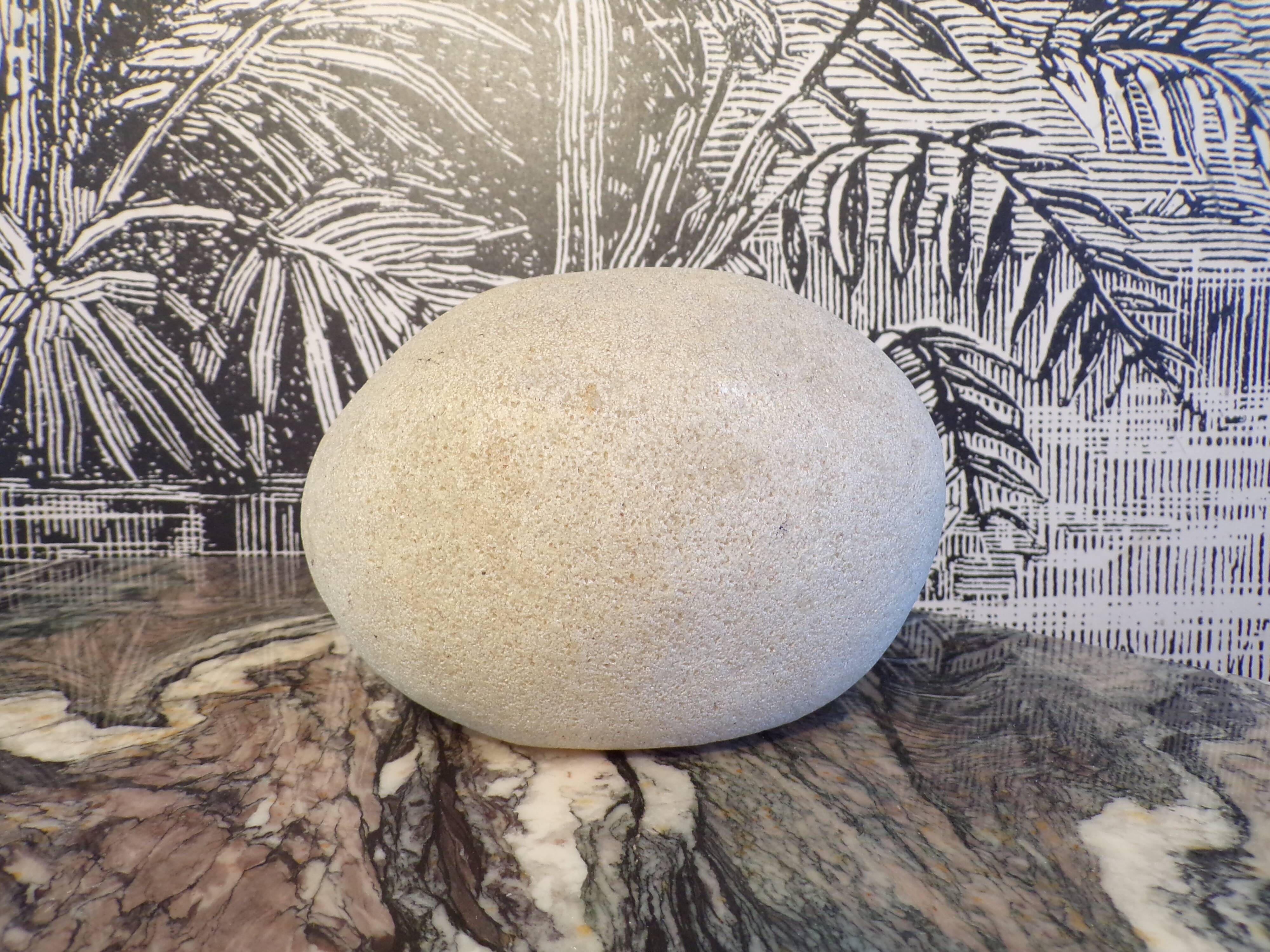 Stone lamp André Cazenave for Disderot