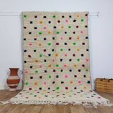 Handmade wool Berber rug 250 x 150cm