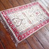 Handmade silk cashmere rug 125x76cm