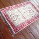 Handmade silk cashmere rug 125x76cm